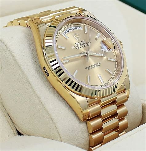 how much gold is in a rolex presidential watch|presidential Rolex price 2021.